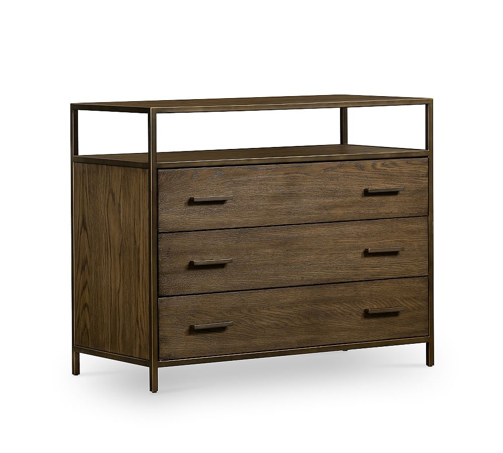 Modern Oak 3-Drawer Dresser