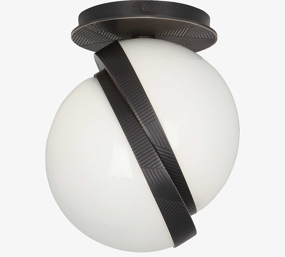 Deane Glass Globe Flush Mount (7")