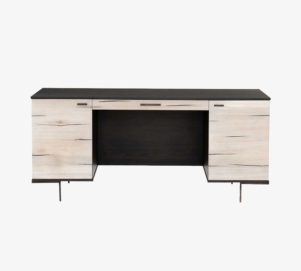 Berlin Reclaimed Wood Executive Desk