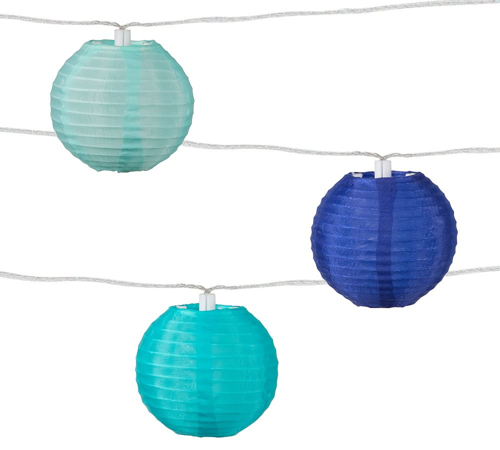 Glow Globe Solar Outdoor Lantern String Lights - 35 ft.