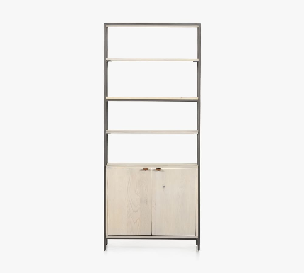 Graham Open Bookcase with Doors (35")