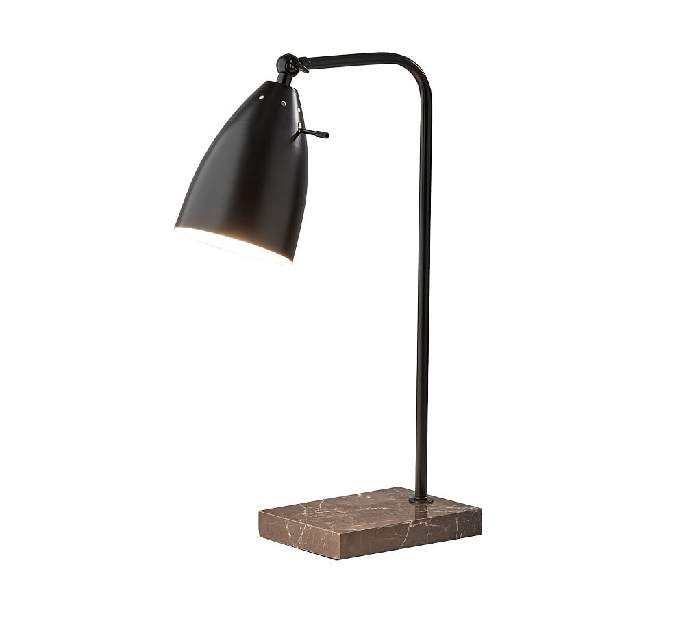 Pine Marble Task Lamp (19")