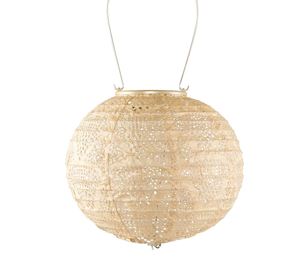 Boho Globe Solar Outdoor Lantern