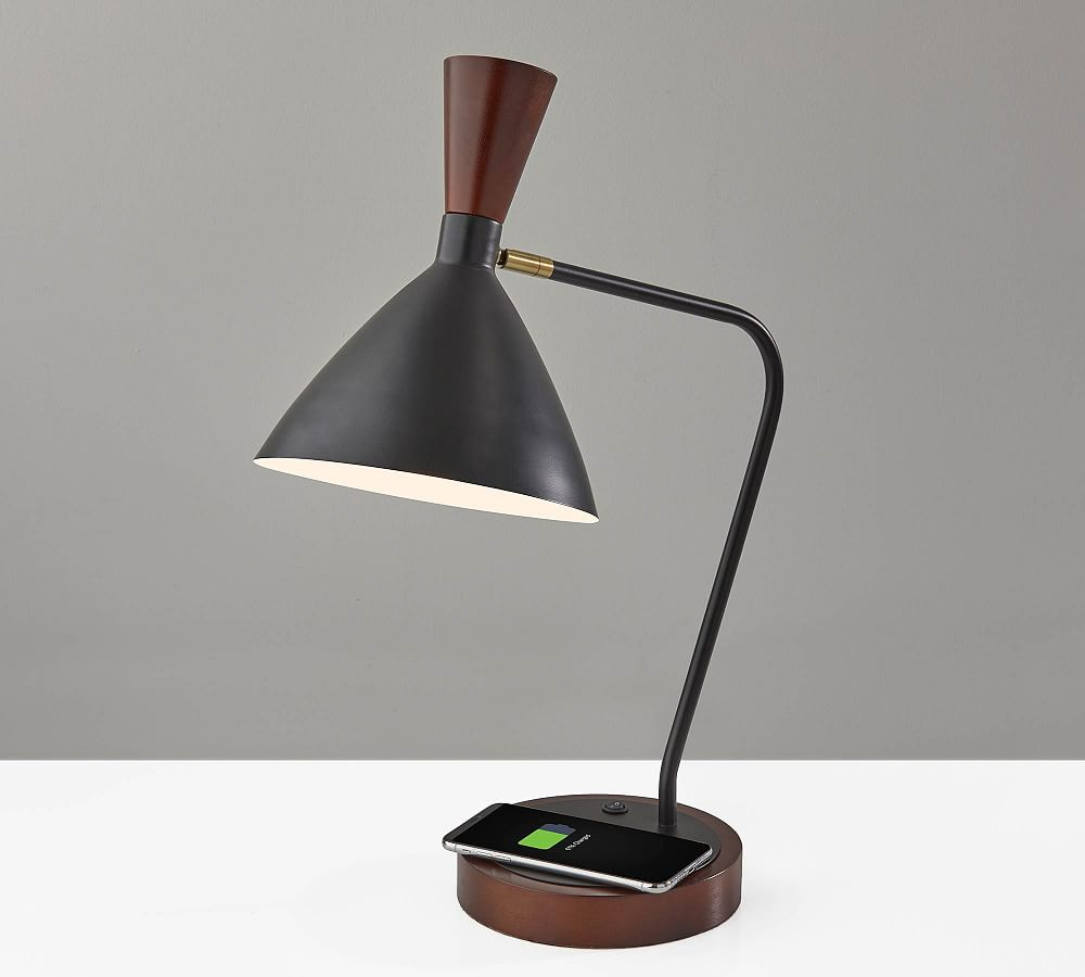 Ravenna Metal USB Task Table Lamp (17")