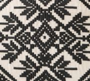 Fair Isle Embroidered Pillow