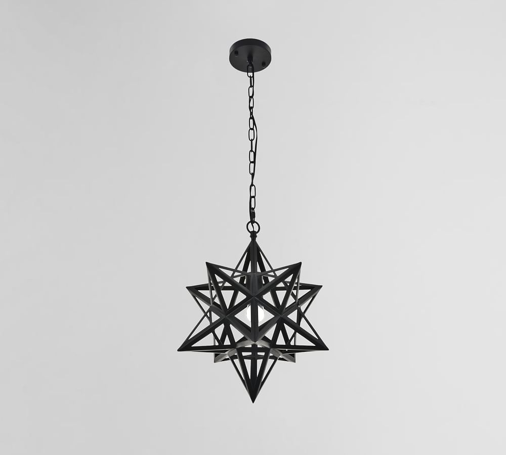 Bertrand Iron Star Pendant (16"-24")