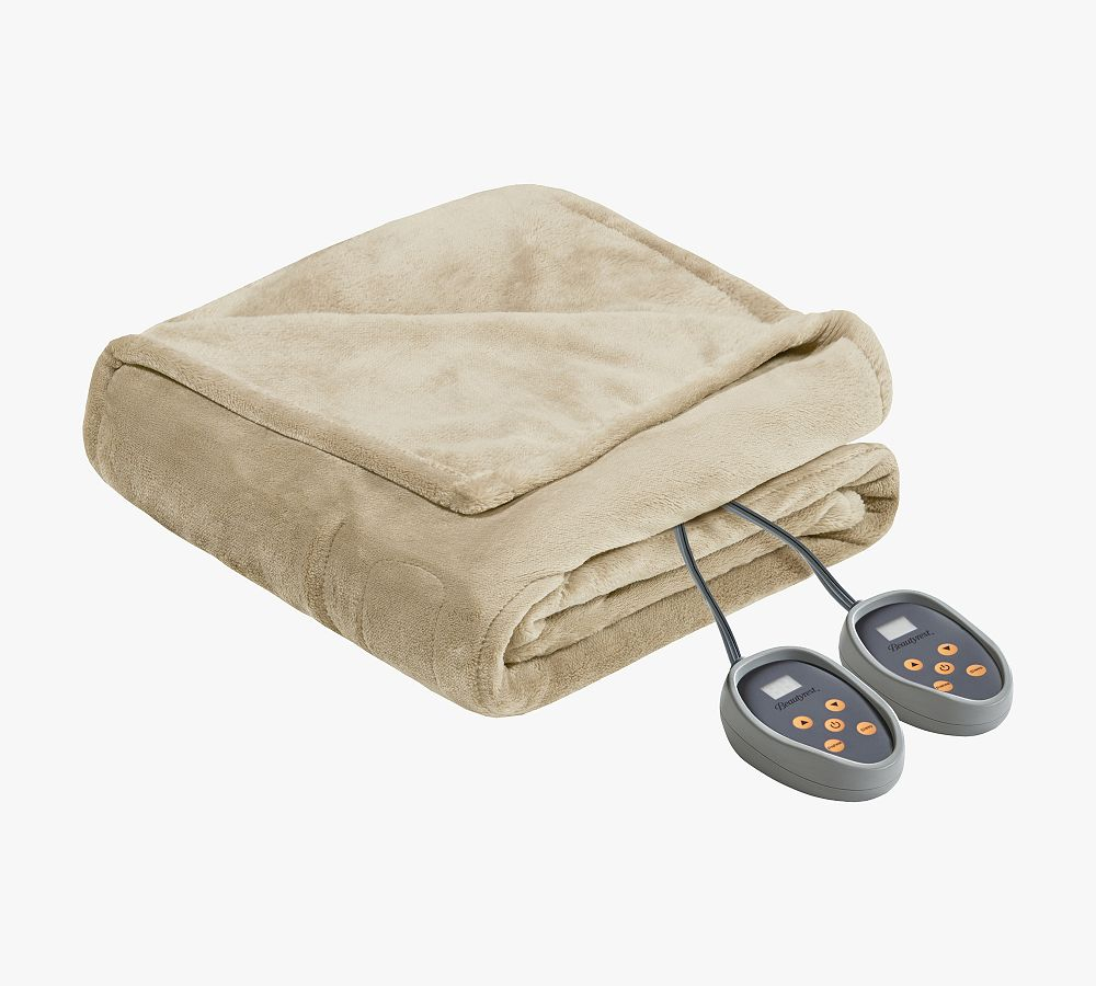Beautyrest® Heated Microlight-to-Beber Blanket