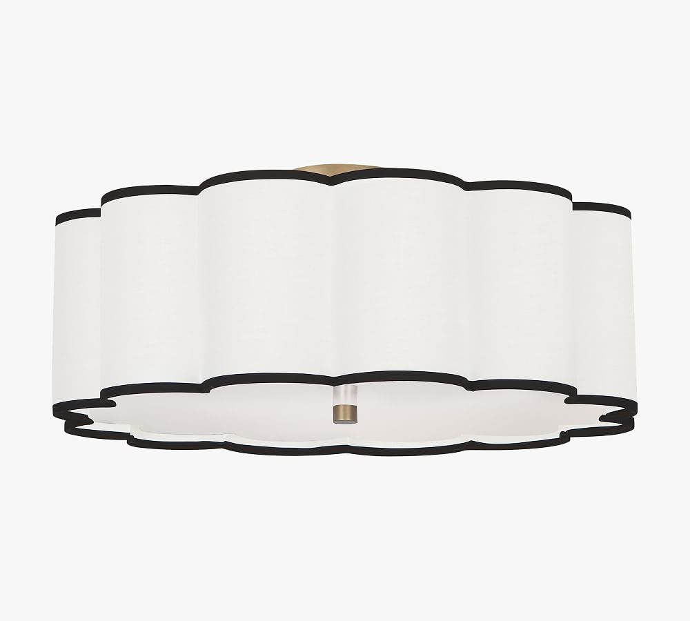 Tess Scalloped Flush Mount (16"-24")