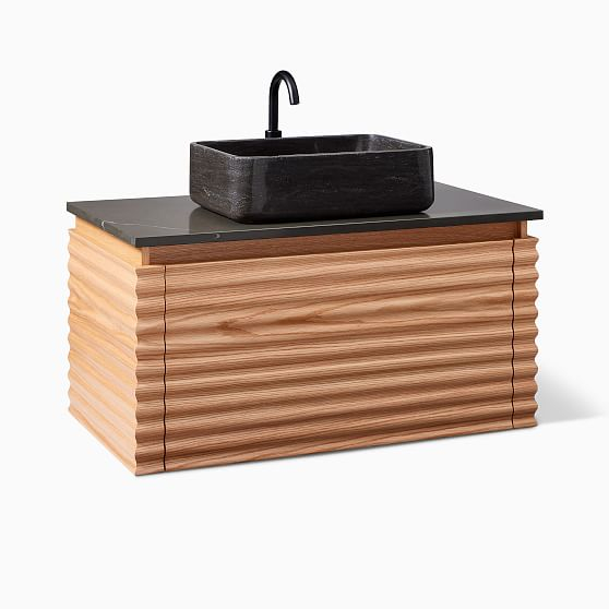 Makoto Floating Single Bathroom Vanity (36")