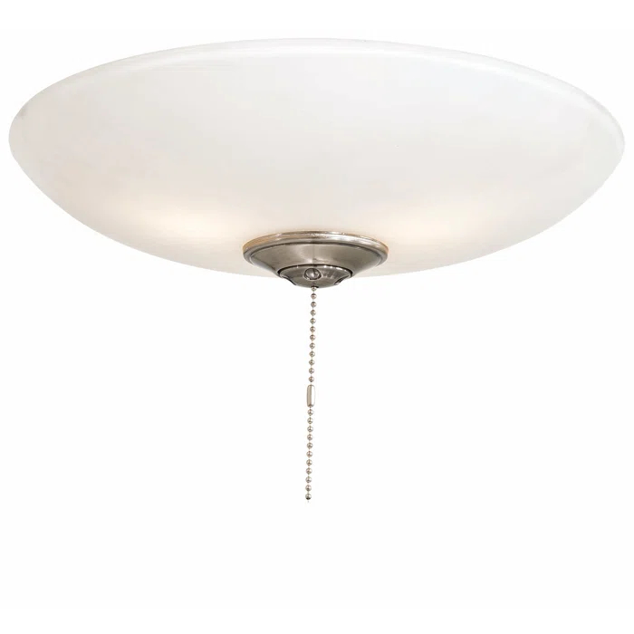 3-Light Universal LED Ceiling Fan Globe Light Kit