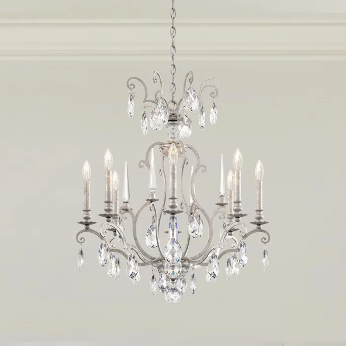 Renaissance Nouveau 8 - Light Dimmable Classic / Traditional Chandelier