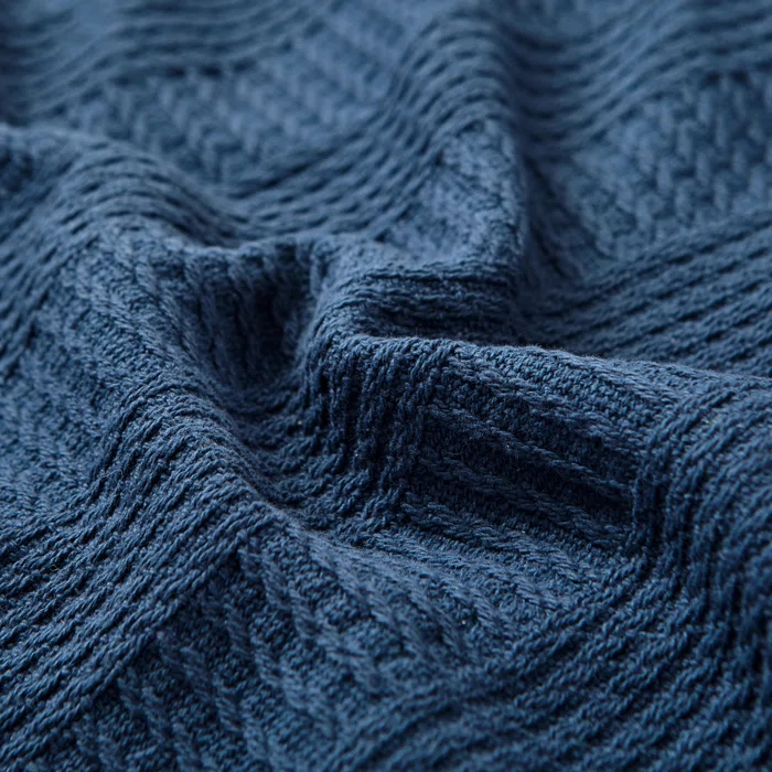 Nautica Rope Stripe Cotton Blanket
