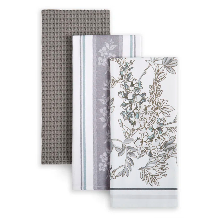 Martha Stewart Iris Lint-Free Towel 3-Pack Set & Reviews | Wayfair