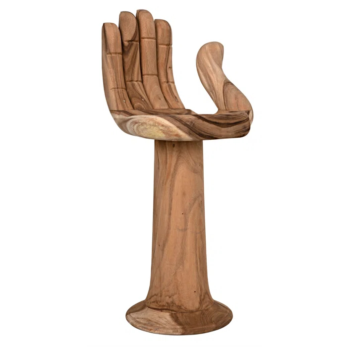 Buddha Solid Wood 29'' Bar Stool