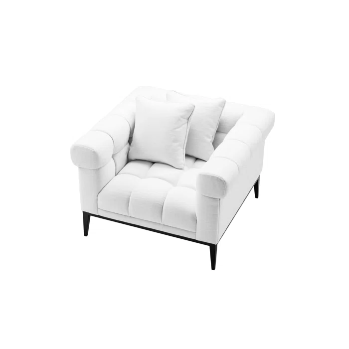 Aurelio Upholstered Chesterfield Chair