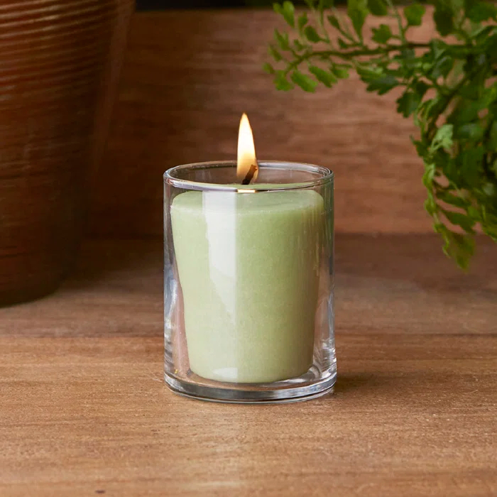 Root Candles Seeking Balance Relieve Eucalyptus Menthol Scented Votive Candle (Set of 18)
