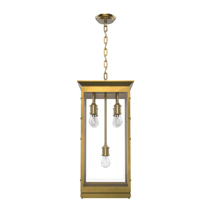Alora Lighting Douglas 5 - Light Lantern Square / Rectangle Chandelier