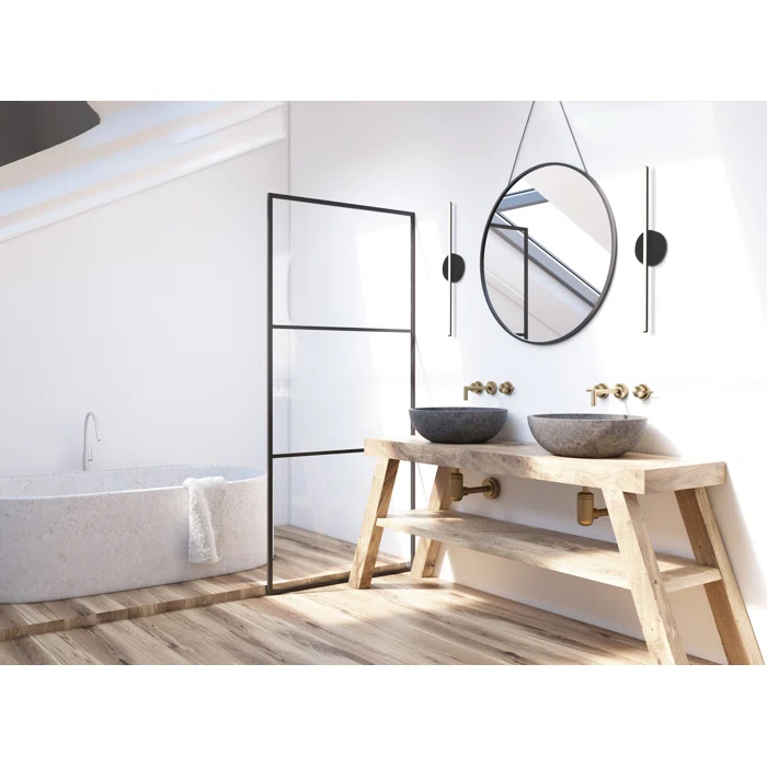 Chute Aluminum LED Wallchiere