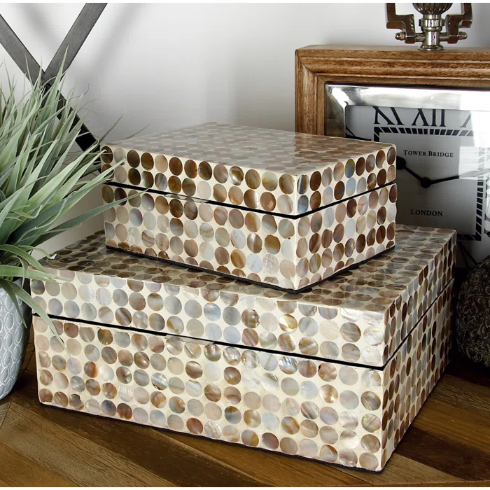 Juliette 2 - Piece Handmade Decorative Box