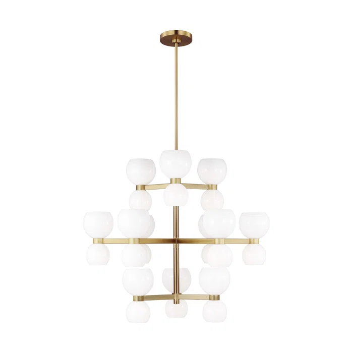 Londyn 24 - Light Dimmable Wagon Wheel Chandelier