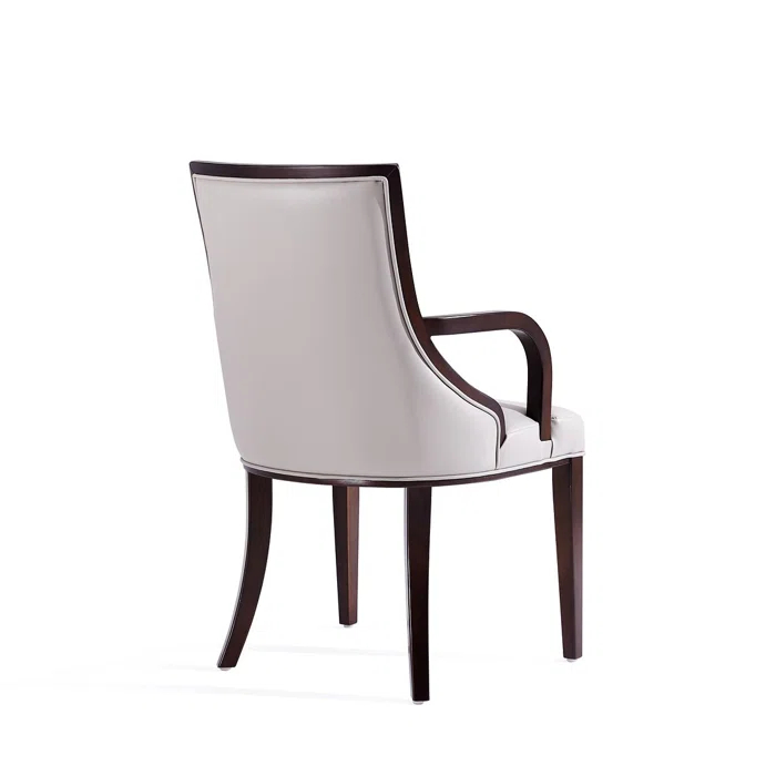 Faux Leather Upholstered Armchair