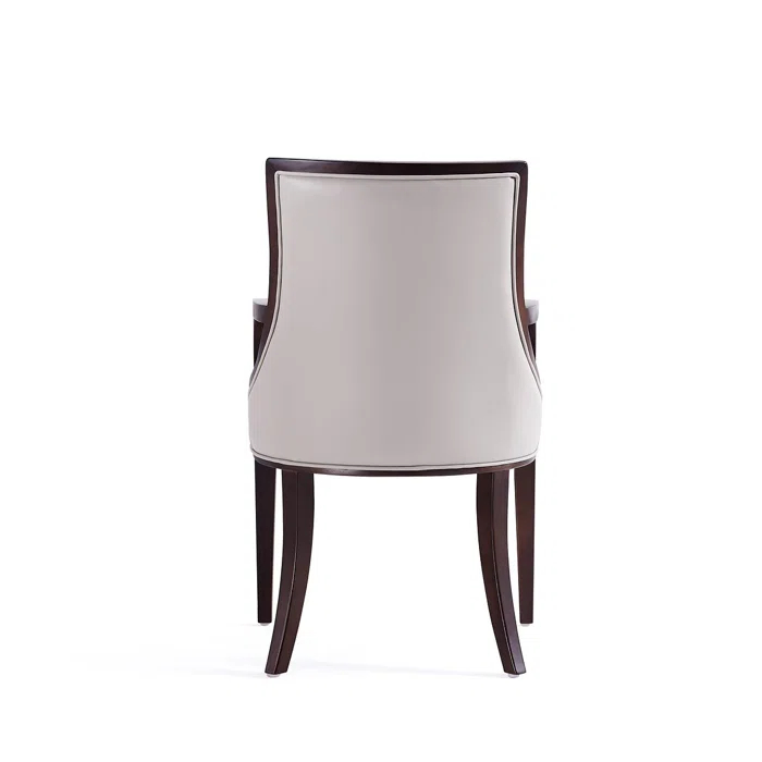 Faux Leather Upholstered Armchair