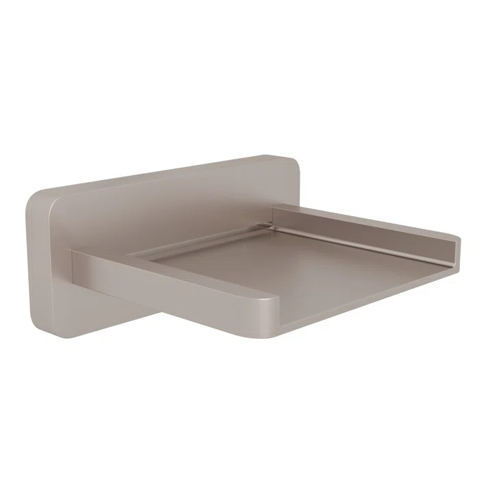 Quartile Wall Mount Tub Spout with Trough