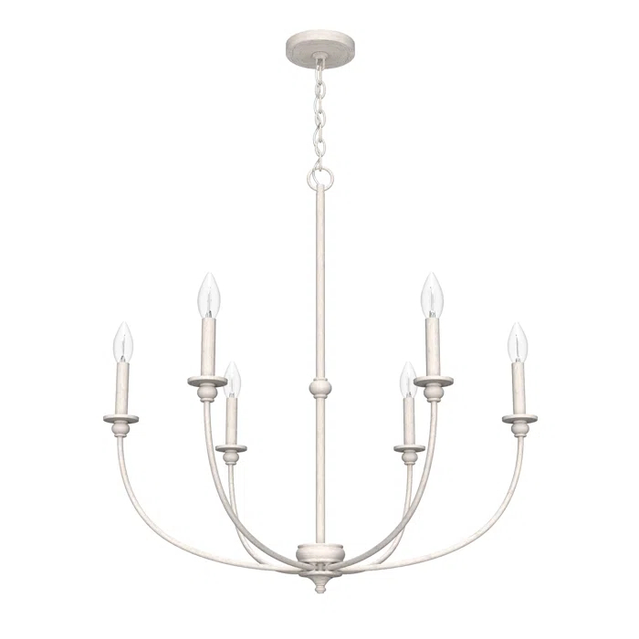 Hunter Southcrest 6 Light Chandelier Ceiling Light Fixture
