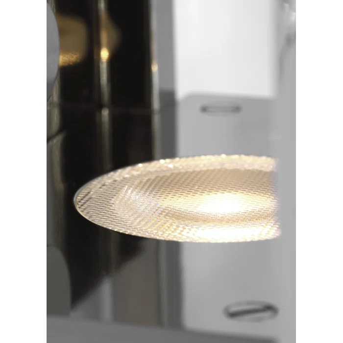 Duelle Polished Nickel Dimmable LED Wall Sconce 18" Height