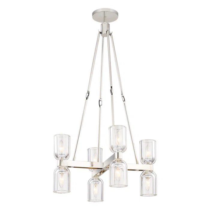Alora Lighting Lucian 8 - Light Modern Linear Chandelier