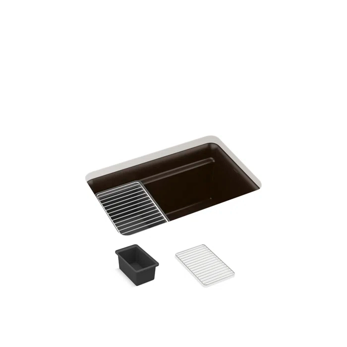 Cairn 27-1/2 in. X 18-5/16 in. X 12-5/8 in. Undermount Utility Sink