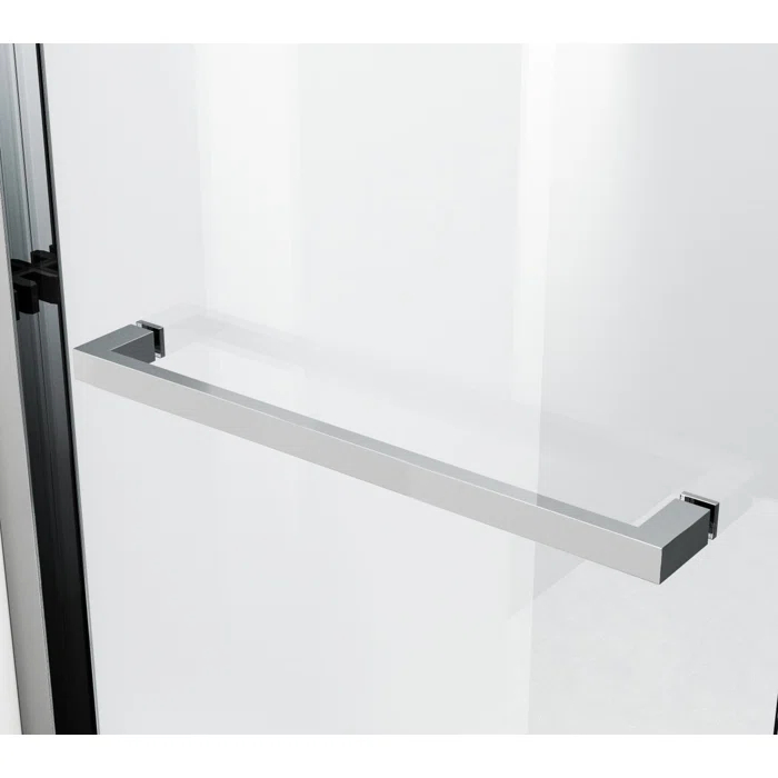 54.33" - 60" W x 60" H Double Sliding Semi-Frameless Tub Door