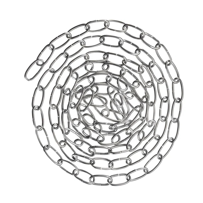 Aspen Creative 21110-51,Steel 10 Feet Heavy Duty Chain For Hanging Up Maximum Weight 40 Pounds-Lighting Fixture/Swag Light/Plant In Antique Brass.11 Gauge.