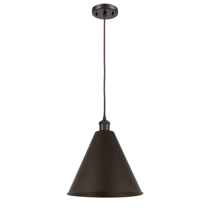 Ballston Cone 1 - Light Single Drop Pendant Pendant