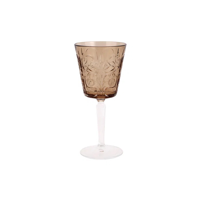 VIETRI Barocco 8oz. Handmade Wine Glass