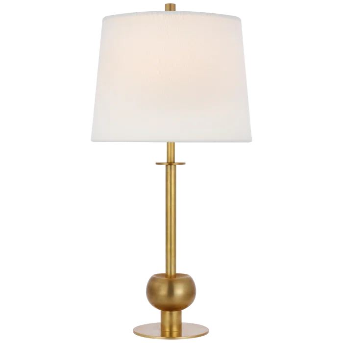 Hand-Rubbed Antique Brass Adjustable Outdoor Table Lamp