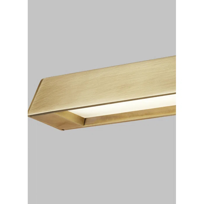 Natural Brass 48" LED Linear Suspension Light