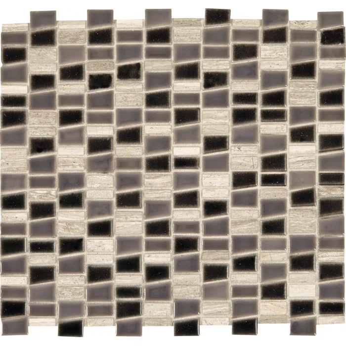12'' x 12'' Porcelain Mosaic Tile