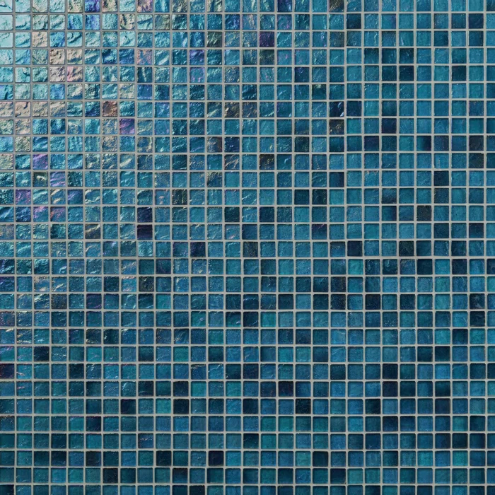 Speckle 11.73" x 11.73" Iridescent 1" Squares Glass Mosaic Wall Tile (0.95 Sq. Ft. / Sheet)