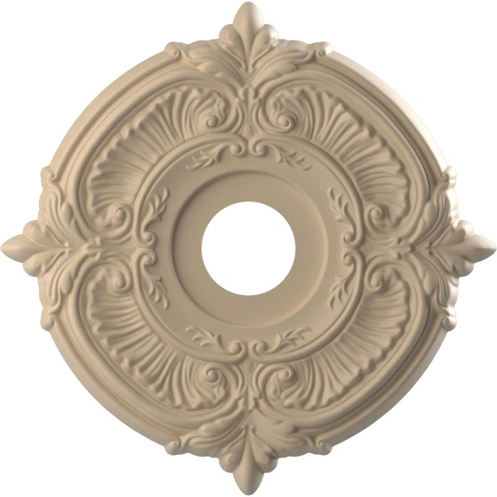 Attica Thermoformed PVC Ceiling Medallion