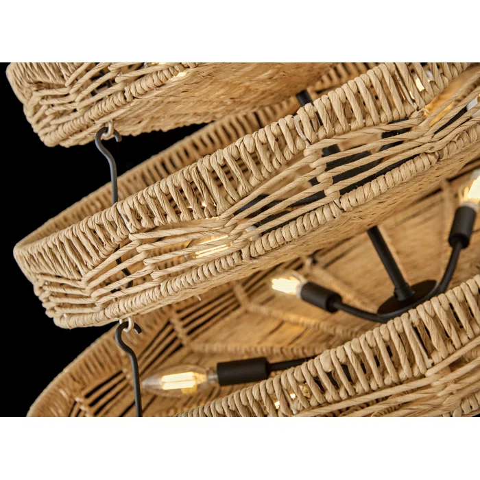 13 - Light Unique Tiered Chandelier