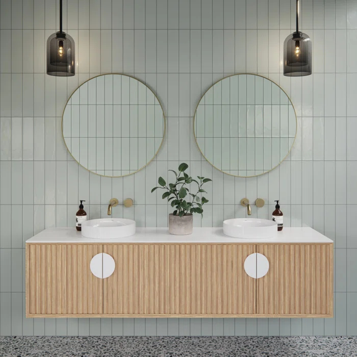 Leia Round Mirror