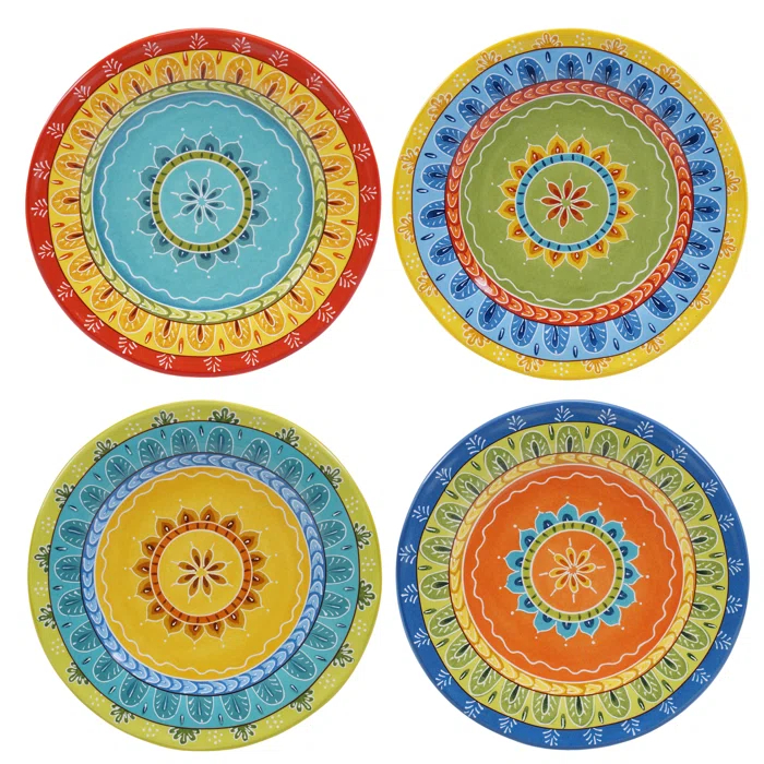Certified International Valencia 8.75" Dessert Plates (Set of 4)