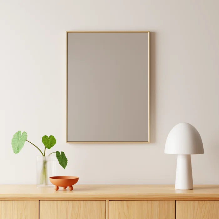 Sabine Metal Rectangle Wall Mirror