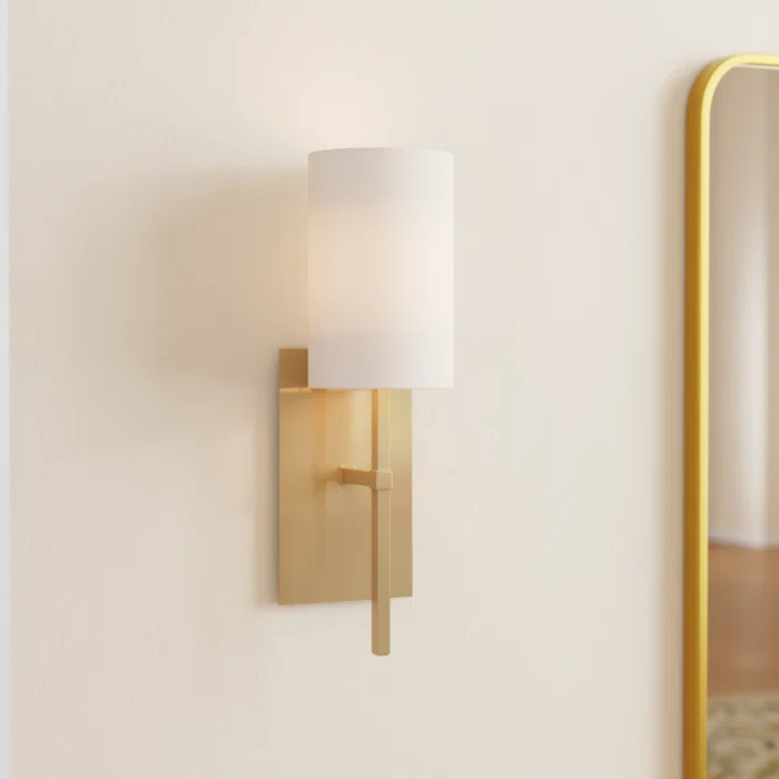 Lyla Single Light Steel Dimmable Wallchiere