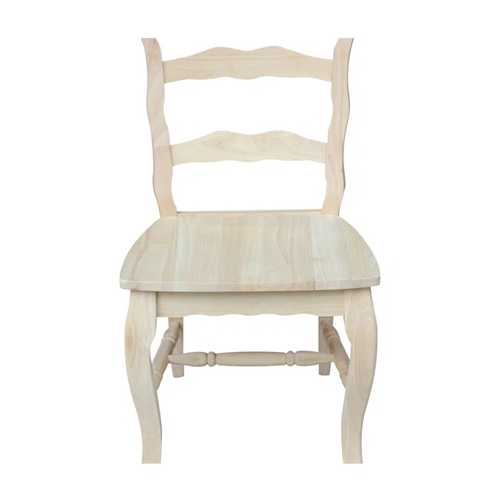 Ophelia & Co. Iademarco 18'' H Solid Wood Side Chair (Set of 2)