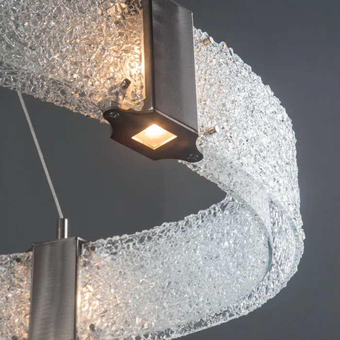 Parallel Oval Ring Chandelier