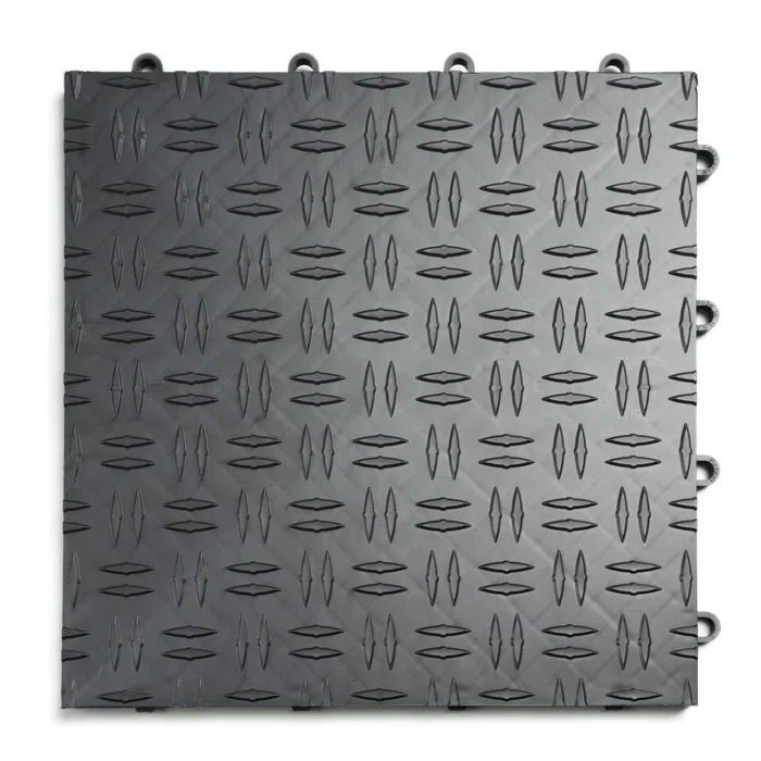 Diamond MotorDeck 12'' W x 12'' L Garage Flooring Tiles in Black