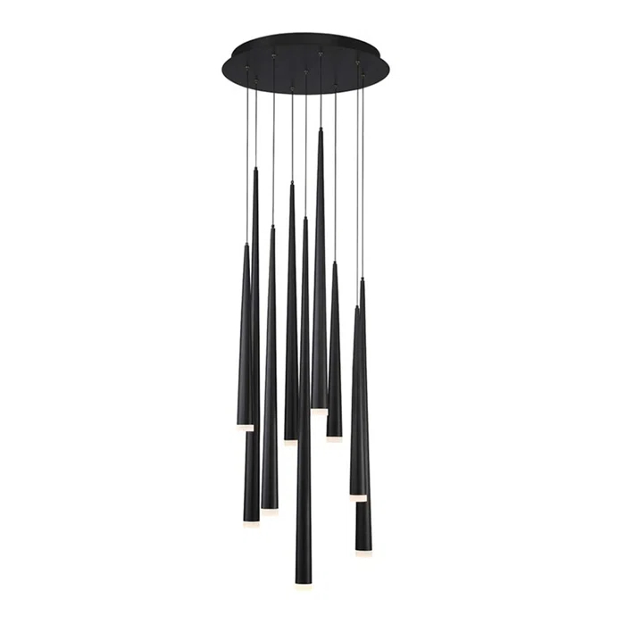 Cascade 9 - Light LED Cluster Pendant