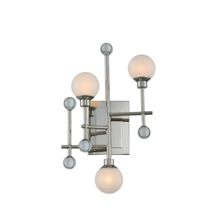 Mercer Steel Armed Sconce